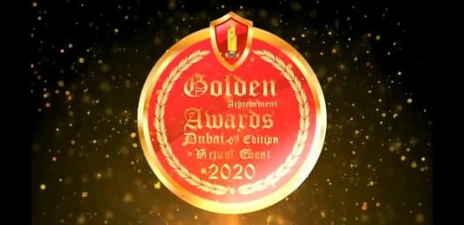 Golden Achievement Award Dubai 2020